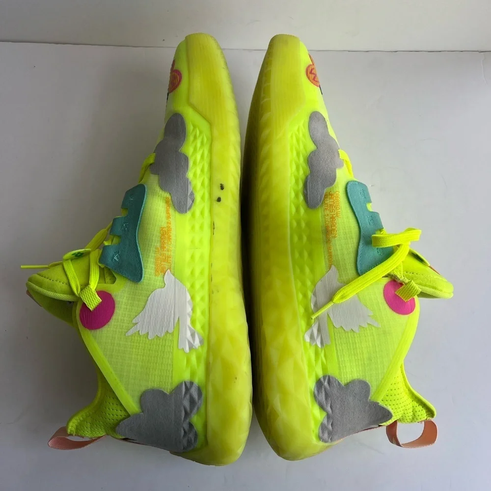 Adidas Harden Vol 5 Futurenatural Solar Yellow Sneakers Size 15